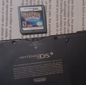 Nintendo DS Black Console with Pokémon Diamond Game